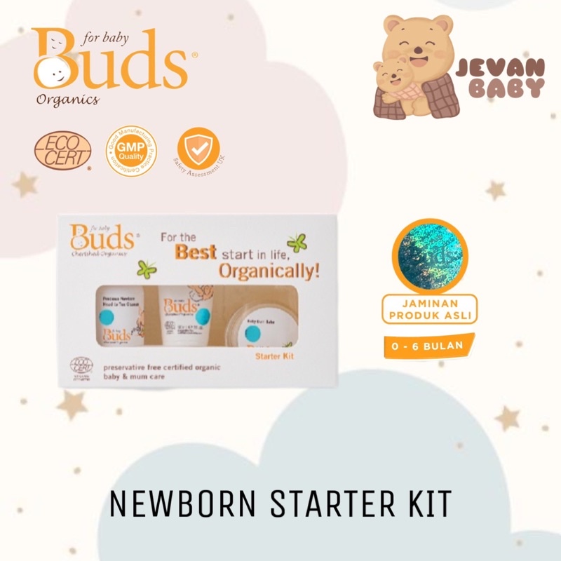 Buds Organic Starter Kit Newborn / Paket Travelling Newborn