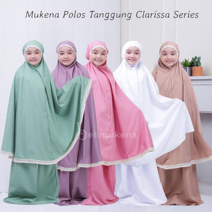 Mukena Anak Polos Tanggung Clarissa