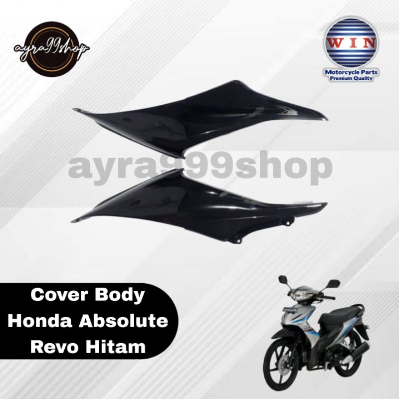 Cover Body Honda Absolut Revo Besar Hitam merk win