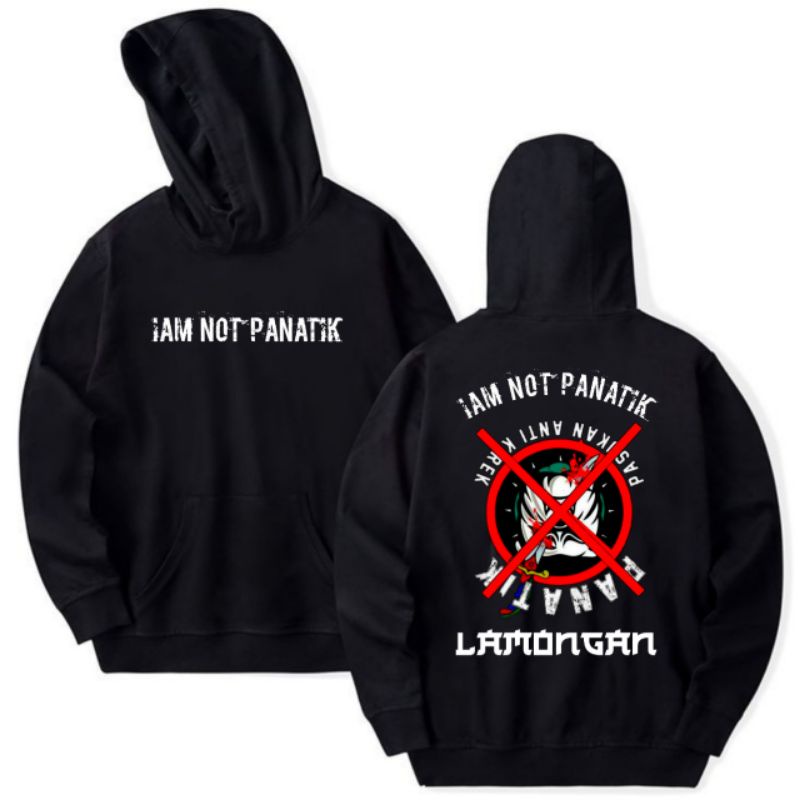 KAOS IM NOT PANATIK & JAKET HOODIE