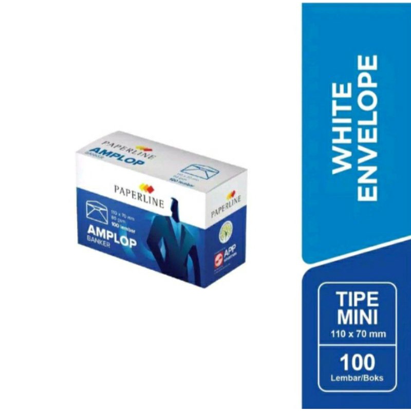 

(Pak) PAPERLINE AMPLOP MINI UKURAN 70 X 110 MM