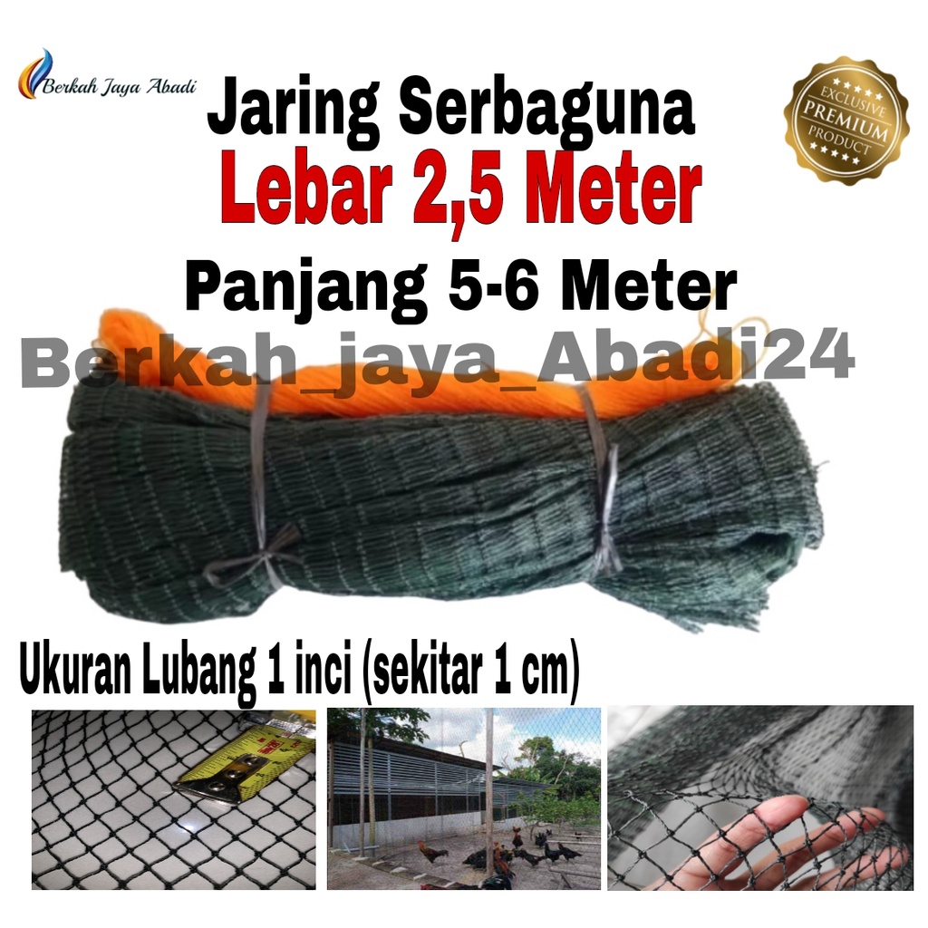 Jaring Ayam Lubang 1 cm Lebar 2,5 Meter / Jaring Pagar Ayam / Jaring Kandang Ayam