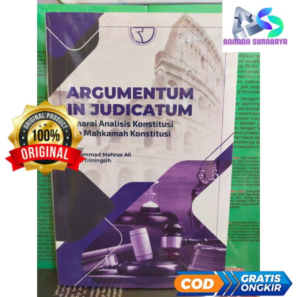 Argumentum In Judicatum ( Senarai Analisis Konstitusi dan Mahkamah Konstitusi ) - Mohammad Mahrus Al