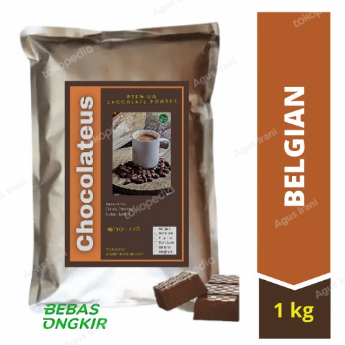 

Belgian Chocolate Powder Drink Coklat Premium Coklat Bubuk 1 kg [SB]