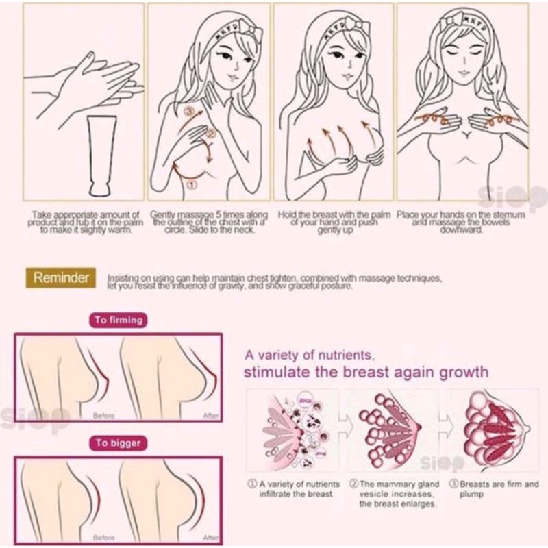 One Spring Breast beauty Cream pengencang dan pembesar payudara dan bokong berkualitas