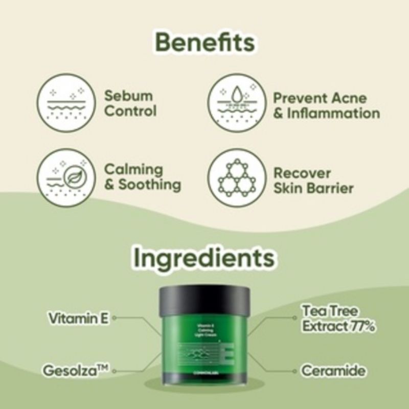 COMMONLABS Vitamin E Calming Light Cream 30g/70g