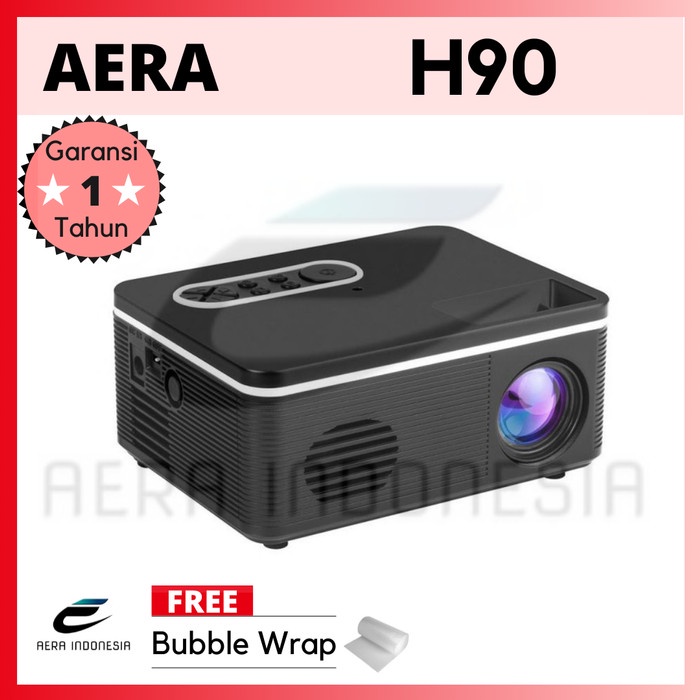 Aera Mini Led Proyektor H90 1000 Lumens 1080P 3D Effects