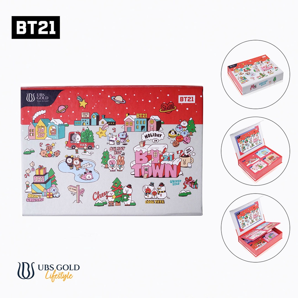 UBS Logam Mulia Spesial Promo Bt21 Christmas - Season's Greetings - Ub