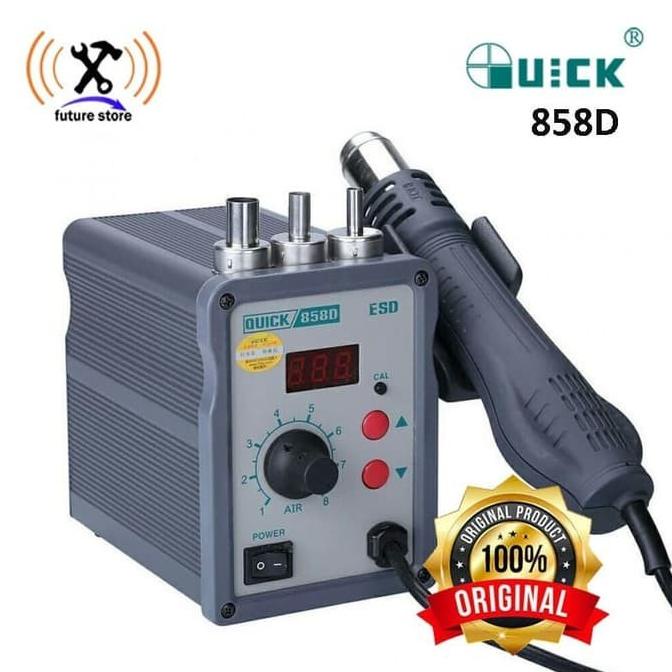 Quick 858D Smd Hot Air Rework Station / Solder Uap Quick 858D Ori 100%