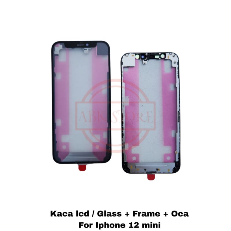 KACA LCD + LEM OCA + FRAME IP 12 MINI