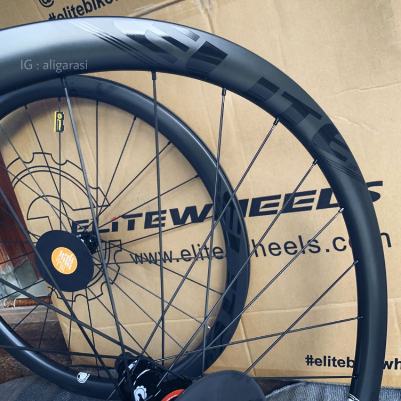 wheelset carbon 700c ELITE ENT DISC BRAKE
