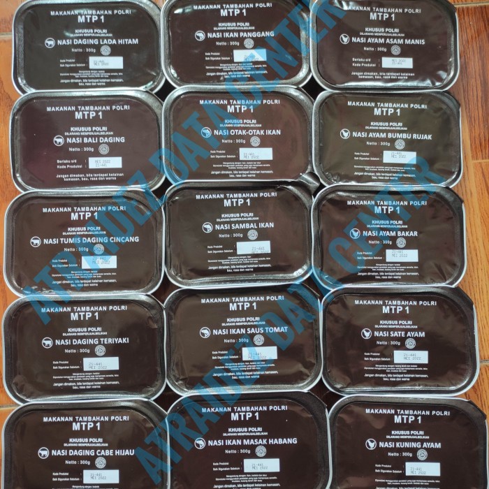 

Eceran Nasi Kaleng Ransum MTP NARAGA Makanan Pendaki Nasi Siap Saji