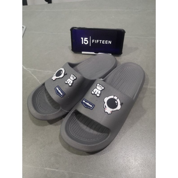 15 SHOP ---NEW ! SIZE 40-44 SENDAL SELOP Sandal Jibbitz Astro Nyaman Anti Slip sendal pria slip on 9529-1