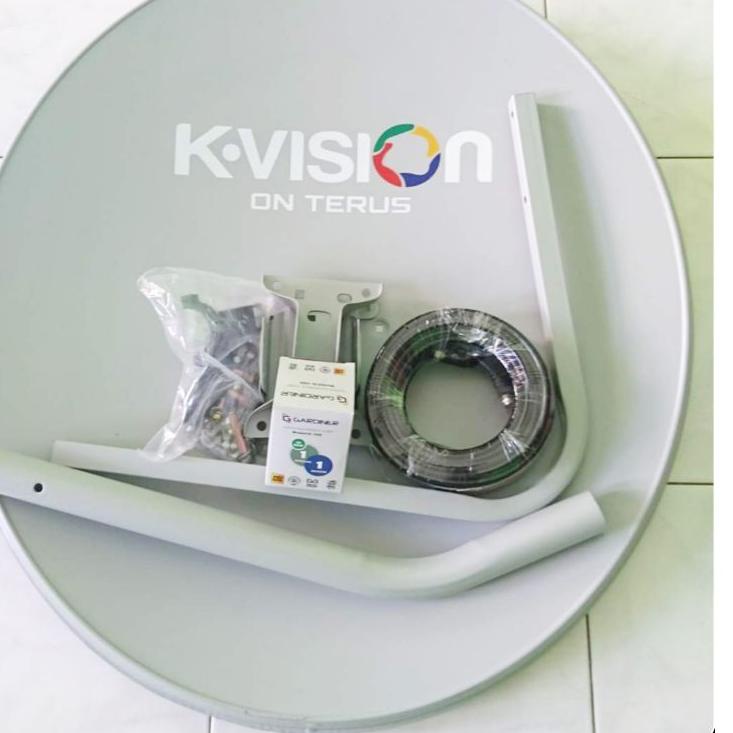 Best Seller Antena k-vision 60cm lengkap tanpa receiver