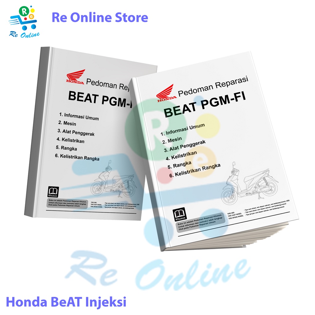 Jual Bpr Motor Honda Buku Pedoman Reparasi Honda Beat Pgm Fi Shopee Indonesia