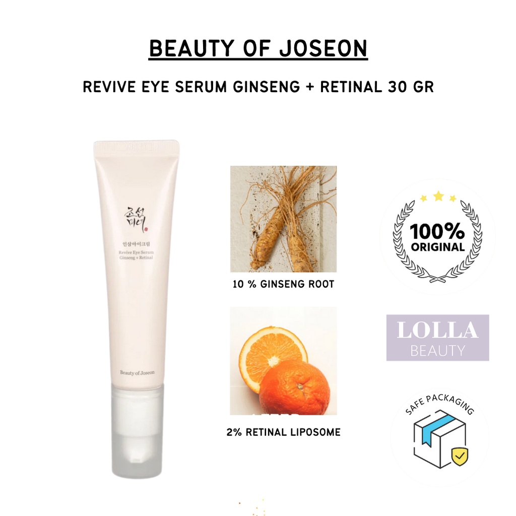 BOJ BEAUTY OF JOSEON - Revive Eye Serum Ginseng + Retinal 30 gr ( Exp 2026 )