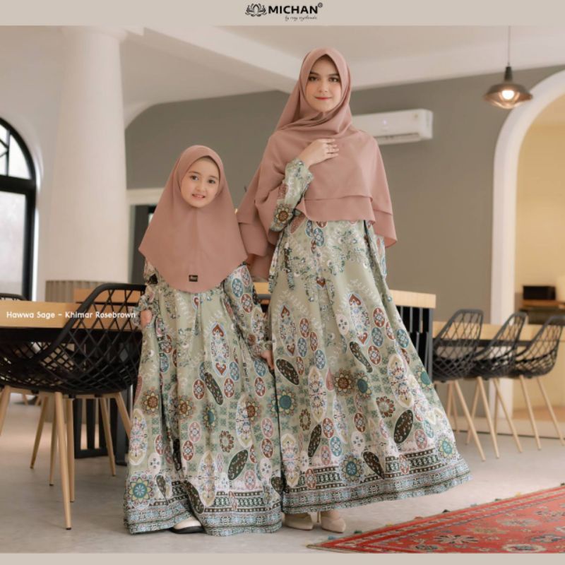 MICHAN-COUPLE Mom n kids Hawa PARSLEY ori michan