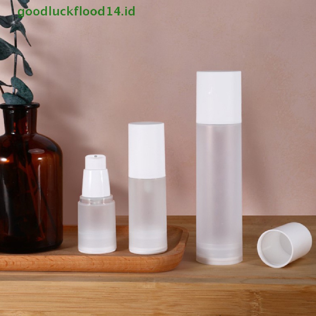 [GOOGFOUR] Botol Serum Kosong 15-100ml Vacuum Pump Wadah Kosmetik Botol Isi Ulang [TOP]