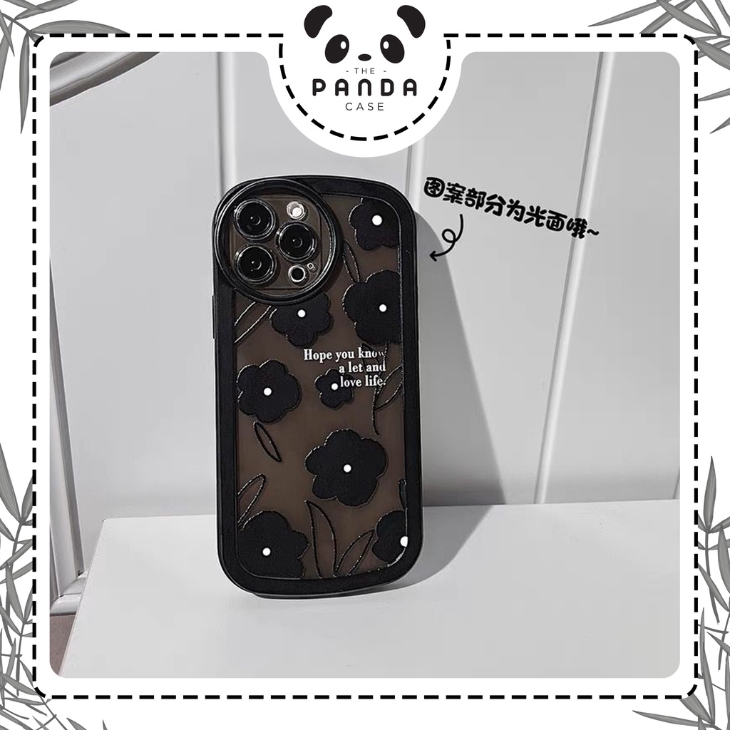 [TPC] Soft Case OVAL Flower Protection Camera Shook proof Phone Case FULL COVER IPHONE 6 6S 7 8 PLUS X XS - IP065