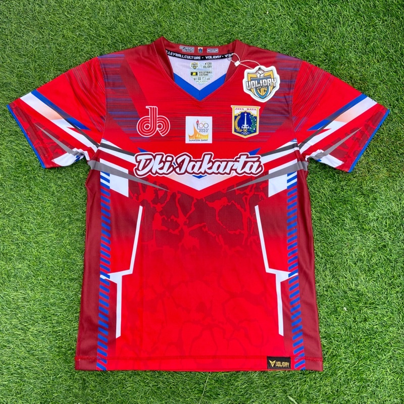 Jersey POMNAS DKI JAKARTA [Red In Blueturq]