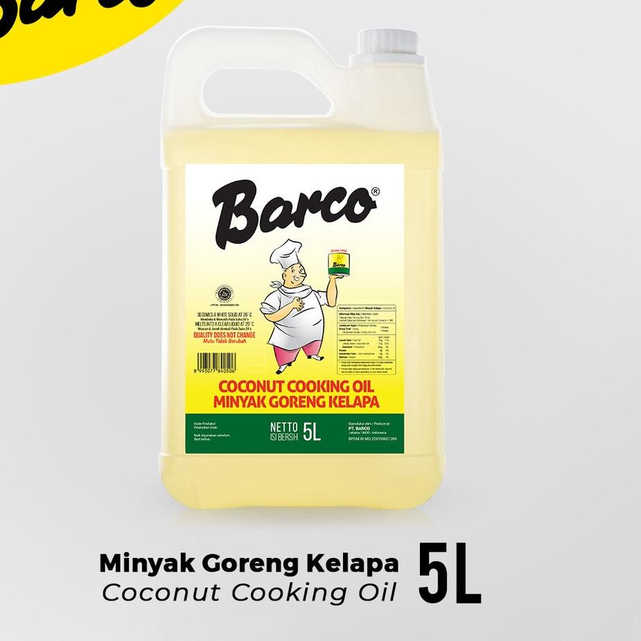 

TERBAIK Barco Official - Minyak Goreng Kelapa Jerrycan 5 ltr+