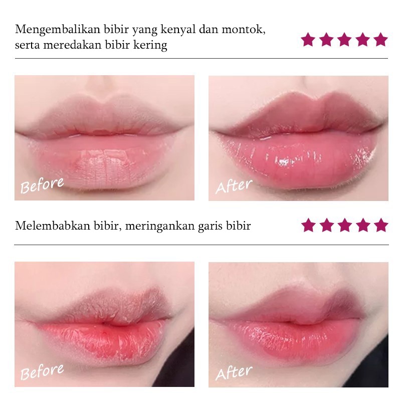 Perawatan bibir hitam dan kering Serum bibir untuk bibir hitam Lip balm Lip scrub 12g Bubble Scrub melembabkan dan melembabkan perawatan bibir pengelupasan kulit, mencerahkan garis bibir dan mencerahkan warna bibir Singkirkan bibir kering dan pecah