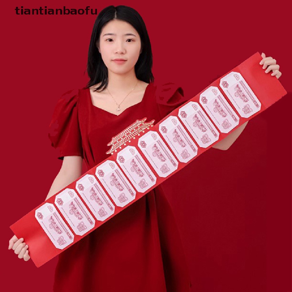 [tiantianbaofu] Amplop Merah Imlek 2023kantong Uang Festival Musim Semi Merah Packet Butik