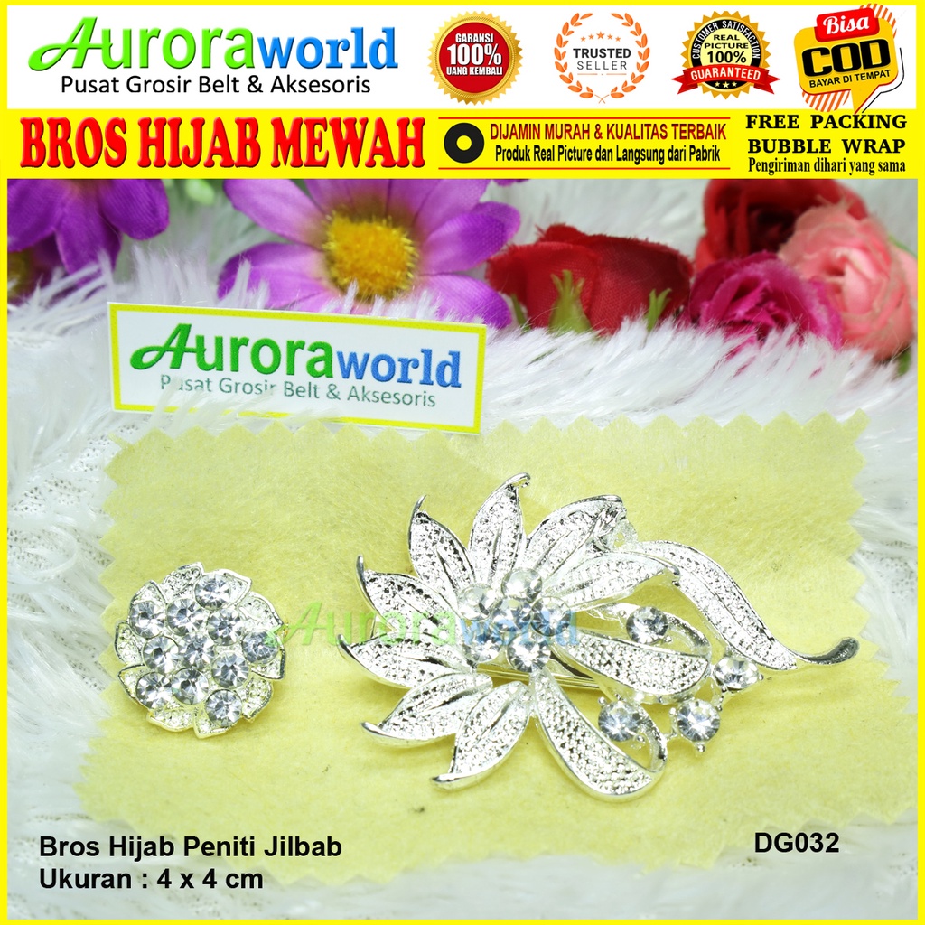 Auroraworld Bros Permata Bros Hijab Mewah Kualitas Super bisa COD