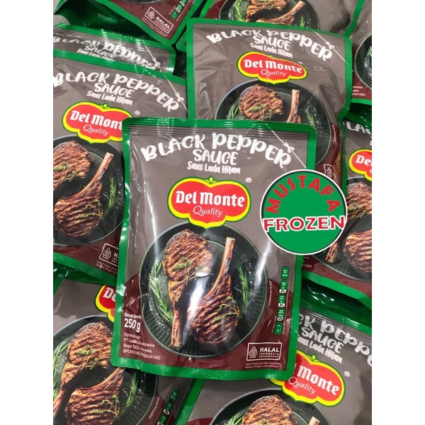 

Del Monte Blackpapper sauce 250gr