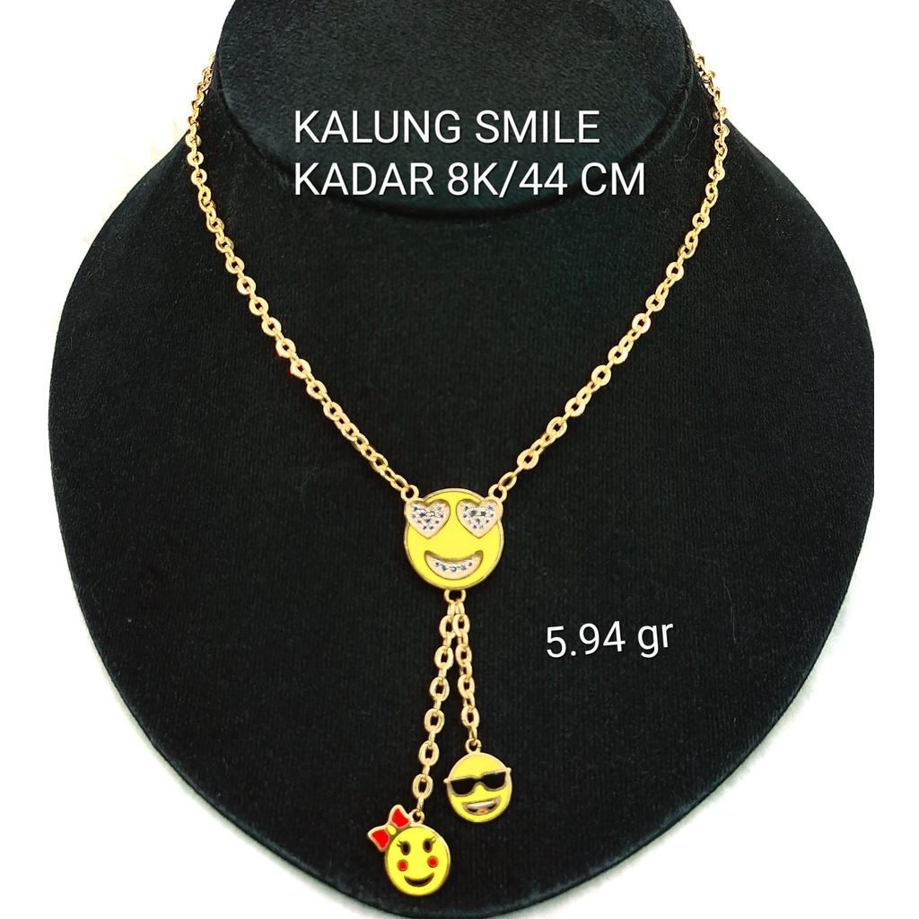 Kalung emoji fashion besar wanita dewasa kadar 375 8k