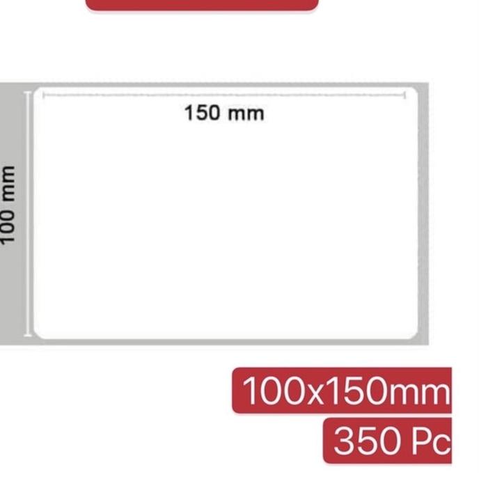 

Trendy LABEL BARE 100 X 150 mm KERTAS STICKER DIRECT THERMAL 100x150