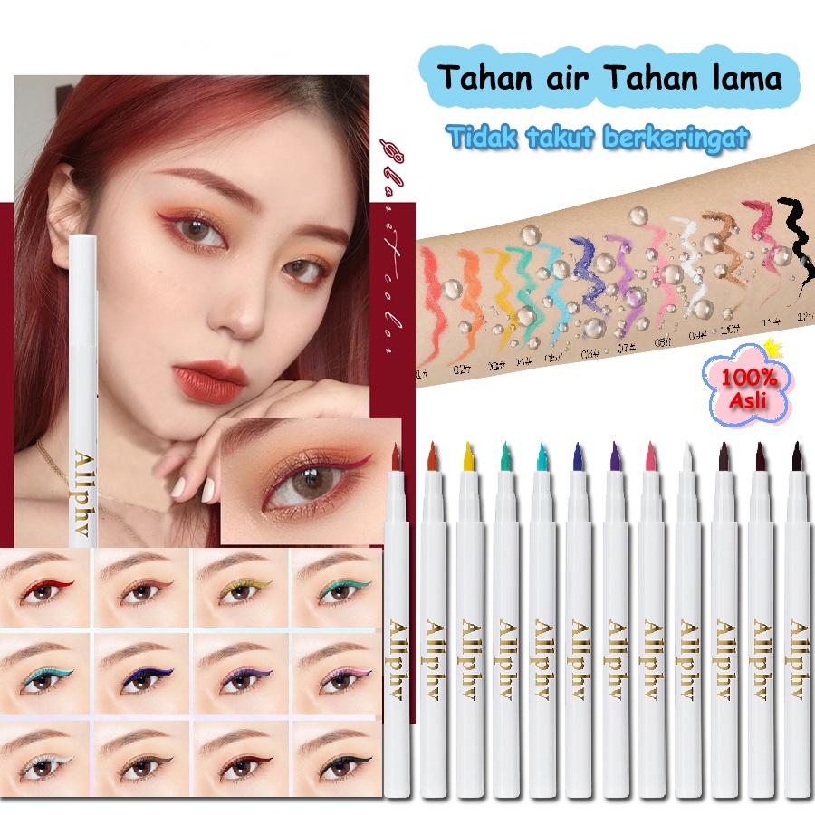 【Baru】ALLPHV BEAND SET makeup Set 2 in1 Eyeliner Eyebrow prower Pensil alis Makeup Beauty Set