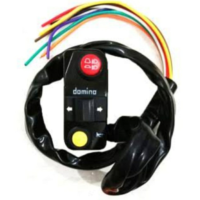 Holder Saklar Kiri Besi 3Fungsi Domino Universal