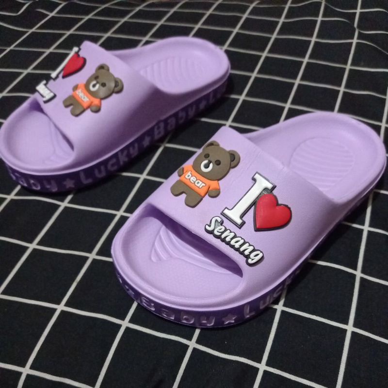 Sandal selop anak perempuan/Sandal anak karakter