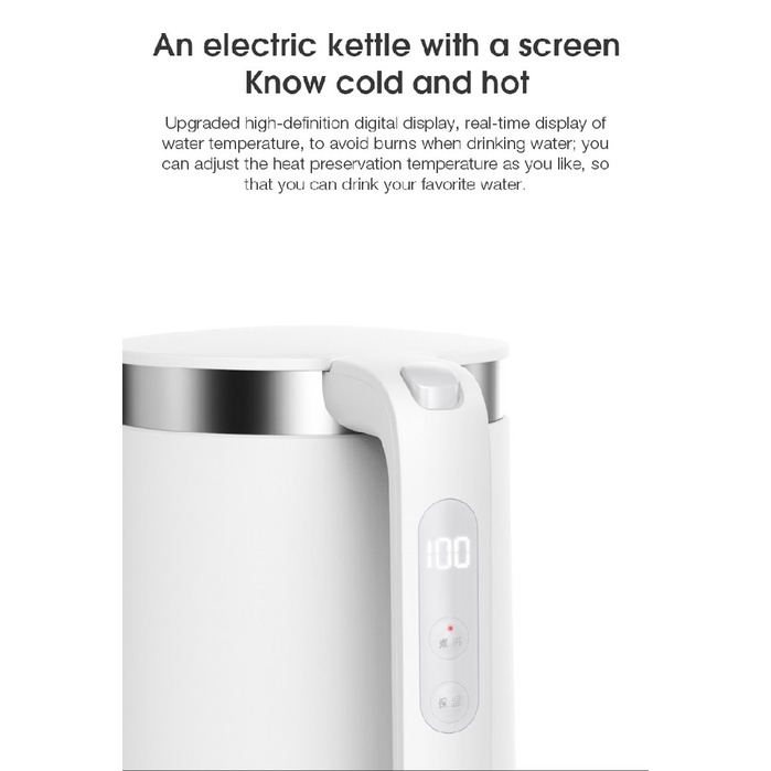 MIJIA Smart Kettle Pro - Teko Air Elektrik 1.5L 1800W - MJHWSSH02YM