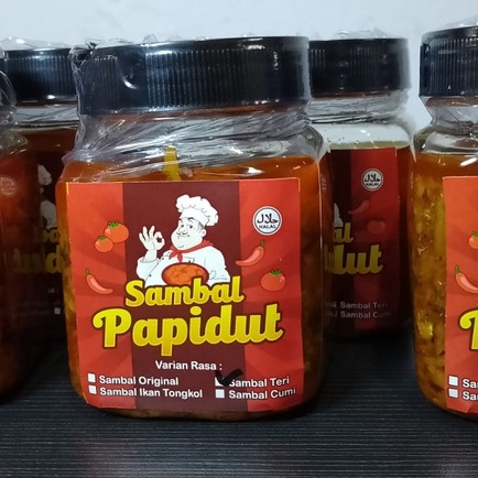 

Sambal Cumi Papidut 200gr