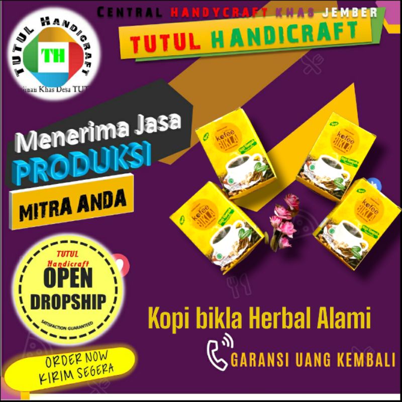 

KOPI BIKLA KOPI REMPAH Kopi Kesehatan PAKET 4 PCS BOX 20 SACHET