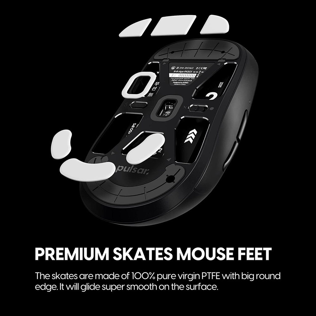 Pulsar PTFE Skates CONTROL for X2 &amp; X2 Mini Wireless