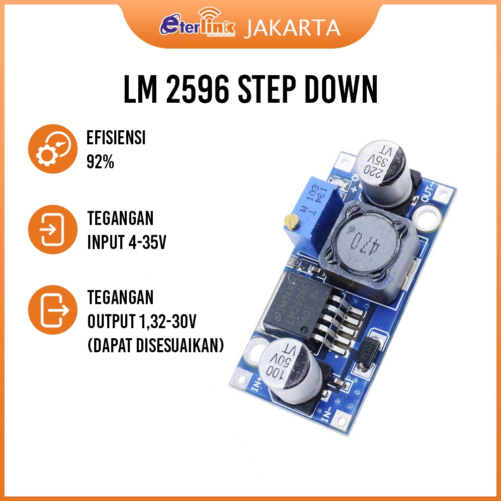 [TERBARU!!! LM2596 LM2596S DC-DC Step Down Module BUCK REGULATOR