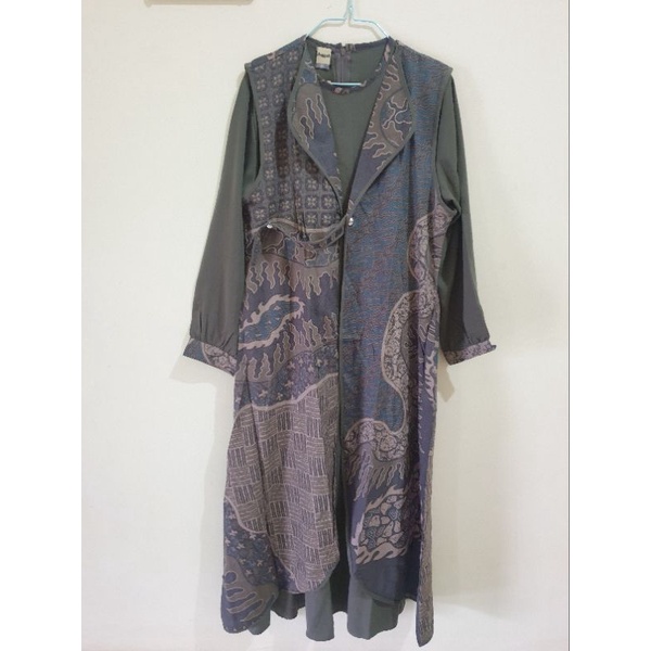 GAMIS BATIK KATUN DOBBY JAGUARD GAMIS BATIK NUSANTARA GAMIS BATIK EXCLUSIVE GAMIS INAYYAH GAMIS PREM