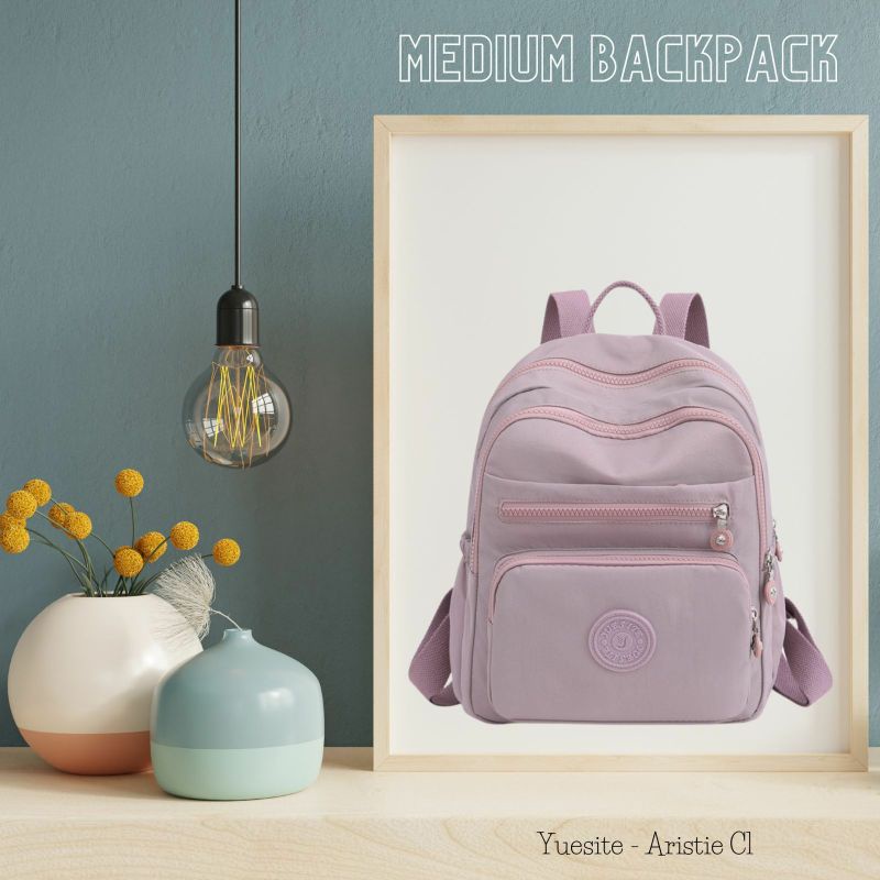 Ransel wanita Yuesite aristie medium motif backpack import cyutebags