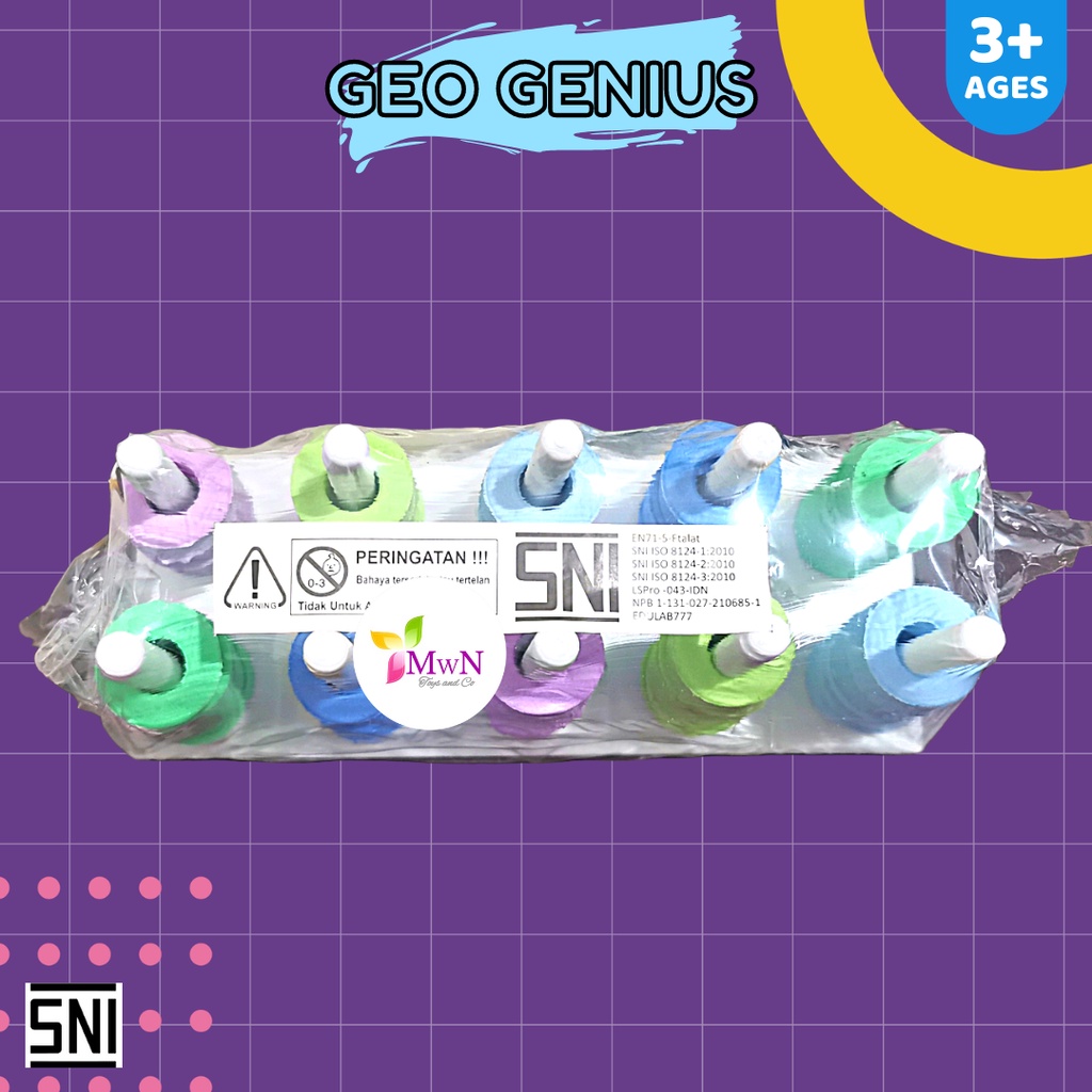 MWN Mainan Edukatif Geo Genius