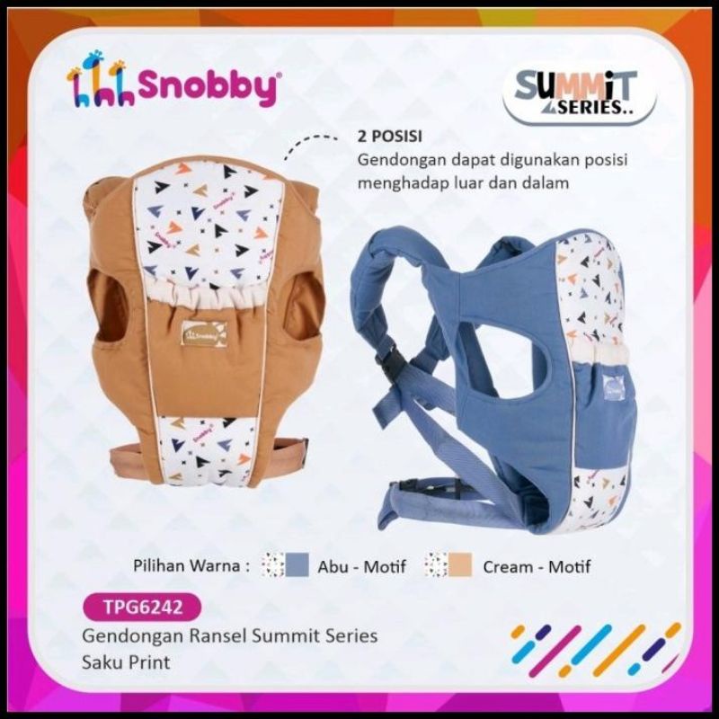 SNOBBY GENDONGAN RANSEL M SHAPE APLIKASI SUMMIT 6242