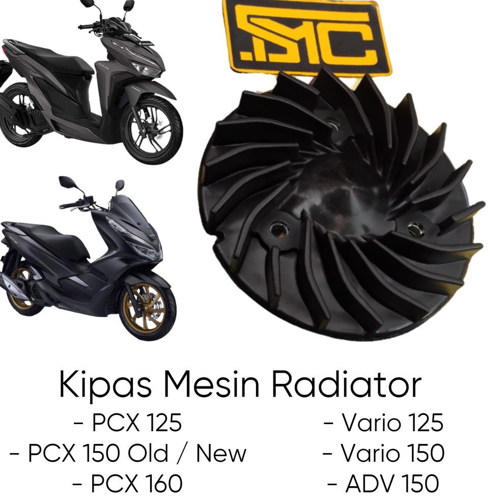 [C-R6R[㊛] Kipas Mesin Radiator Honda PCX 150 PnP Vario 125 Kode Part KZY terviral