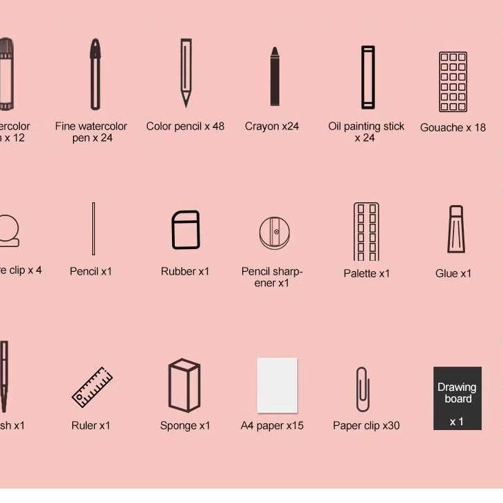 

(G-7-O♫♪) Crayon Mewarnai Pensil Krayon 208 Warna Alat Menggambar atau Mewarnai proses cepat