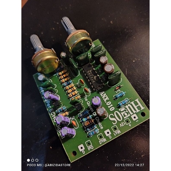 Kit Pre Amp Mic plus echo HUGOS