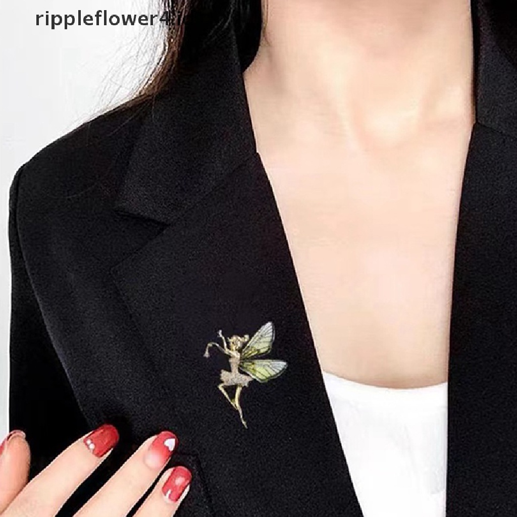 {rippleflower4.id} Kupu-kupu Peri Bros Fashion Kreatif Aksesoris Pakaian Pin Indah Butterfly Fairy Pin Untuk Wanita Pakaian Syal Klip Kerah Manset Pin Perhiasan Hadiah Bagus