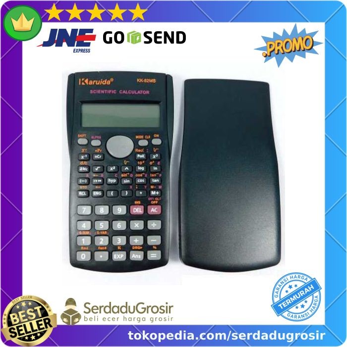 

TERJAMIN Karuida Kalkulator Elektronik Scientific Calculator - KK-82MS-B Bagus