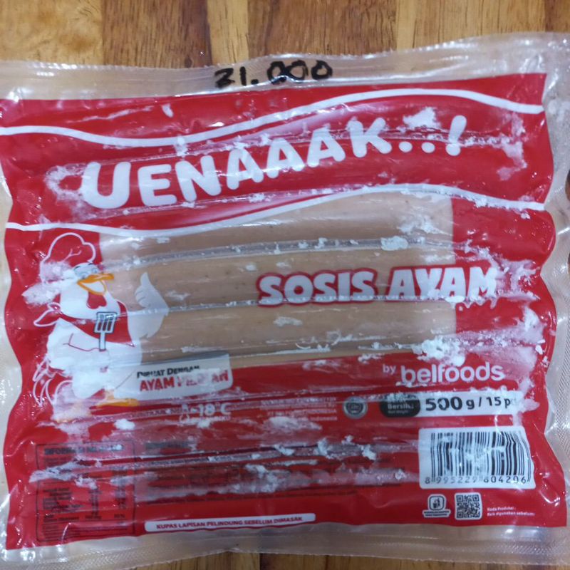 

sosis ayam belfoods 500 gram