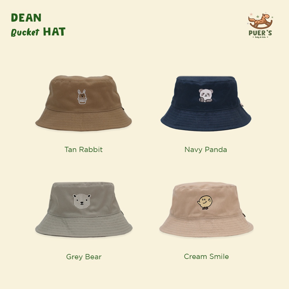 TOPI ANAK  (BUCKET HAT ANAK) KIDS HAT PUER'S DEANN HAT